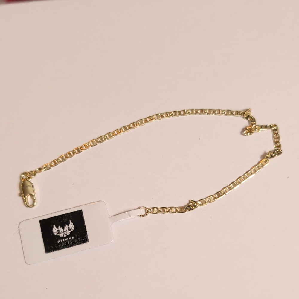 Gold-Tone Chain Necklace with Lobster Clasp - 14K Look